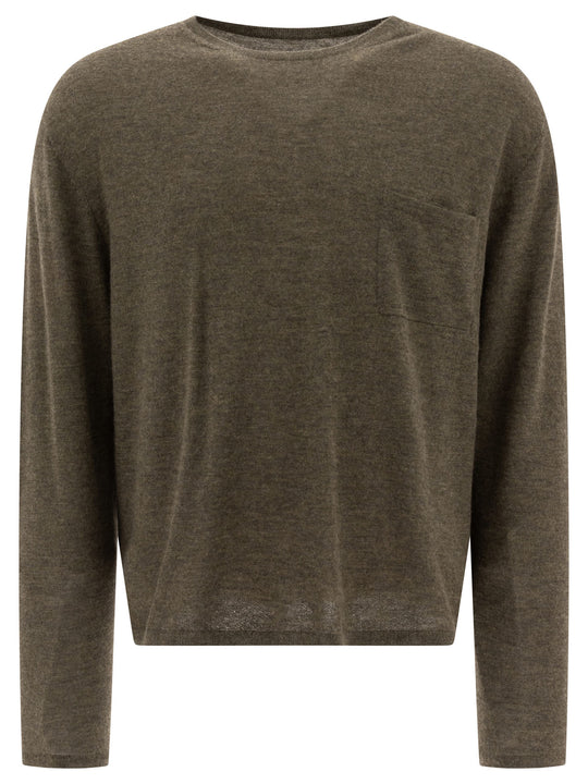Cashmere Crewneck Sweater Knitwear Green