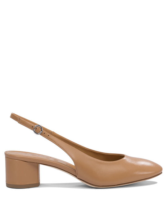 Romy 45 Mm Heeled Shoes Beige