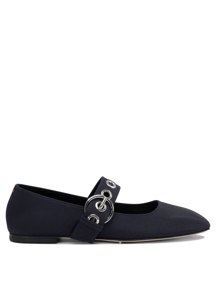 Aeyde Uma Eyelet Ballerinas - Blue | fc6a9b1c1fc8c565a88d6fa9a155e22930f5b56f