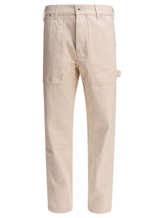 Painter Denim Trousers Beige