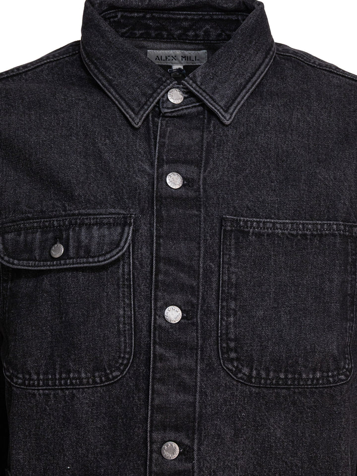 Alex Mill Work Overshirt Jacket Jackets and Coats - Black | f47e7e4a0a480ebc819531bcb5b0da5a5150dbf6