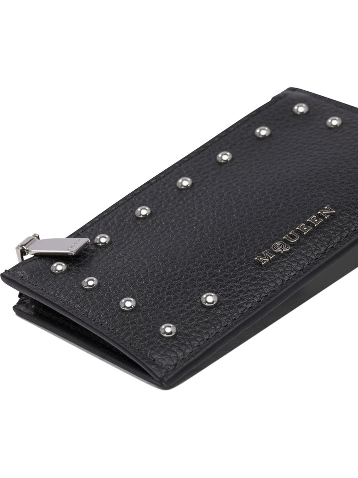 Alexander Mcqueen  Wallets & Card holders - Black | 005eaf6119185a33ee6f86d04d1c7e58c626d7f5