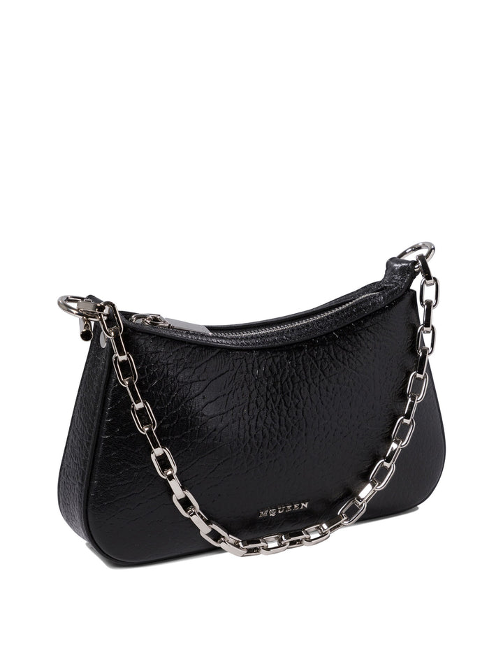 Alexander Mcqueen Mcqueen T-Bar Mini Shoulder Bags - Black | e6f0eae96de671868221572776d0d2da3d40a841