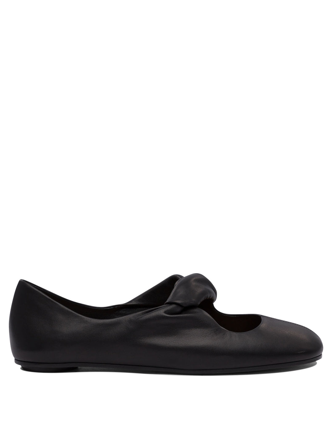 Alexander Mcqueen Twisted Detail Ballet Flats Ballerinas - Black | d47d5a13168a6d2a6a5ea27062dae993919be76c