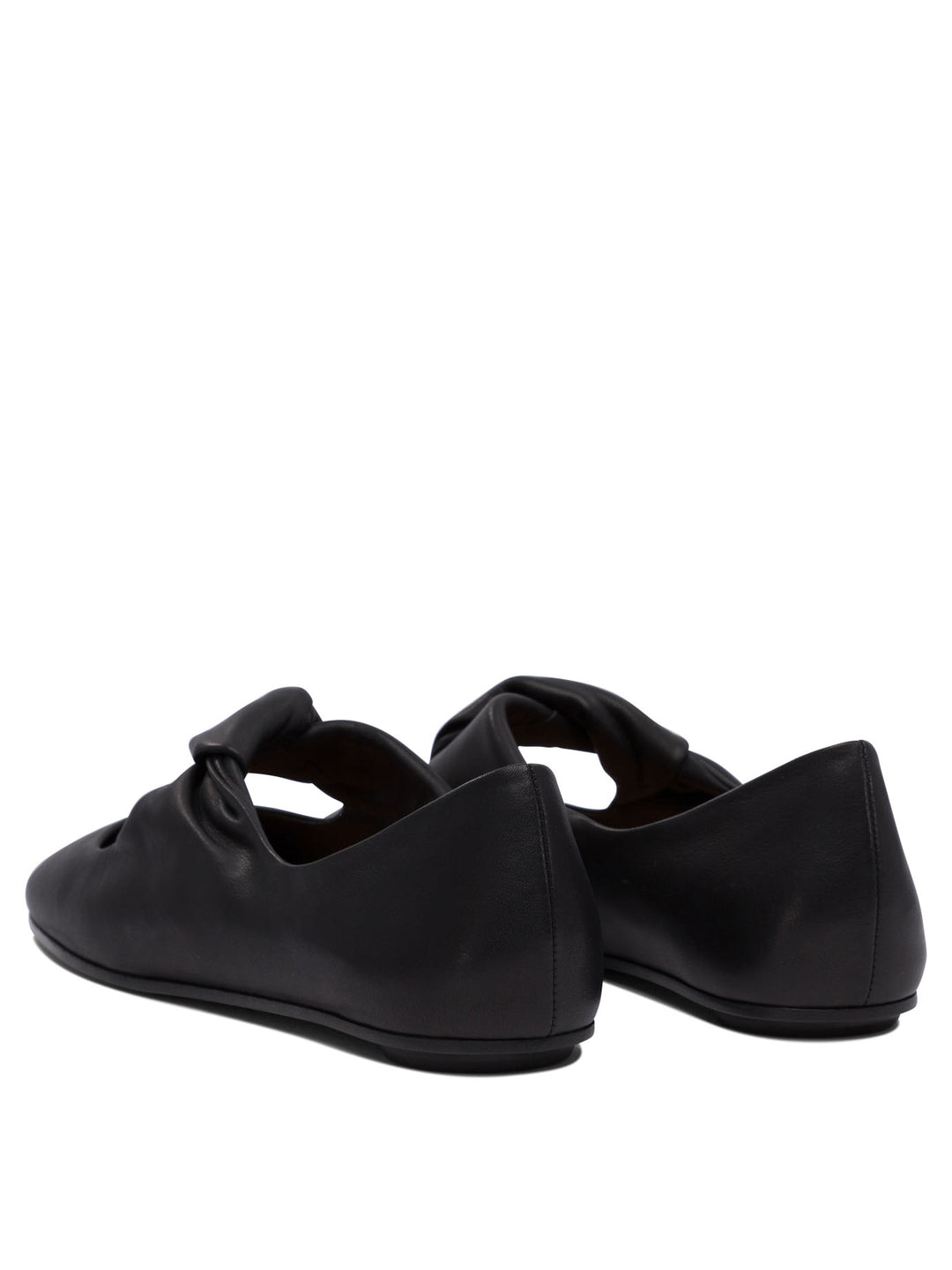 Alexander Mcqueen Twisted Detail Ballet Flats Ballerinas - Black | cd2f16a8d0c6085a7bcc4905bae6ede2e25f2e19