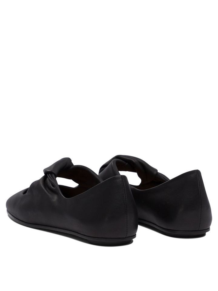 Alexander Mcqueen Twisted Detail Ballet Flats Ballerinas - Black | cd2f16a8d0c6085a7bcc4905bae6ede2e25f2e19