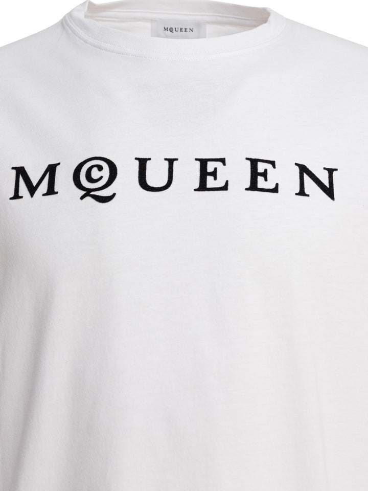 Alexander Mcqueen  T-shirts - White | 7a617d758a29e590a87b847fdce1f659624e95cf