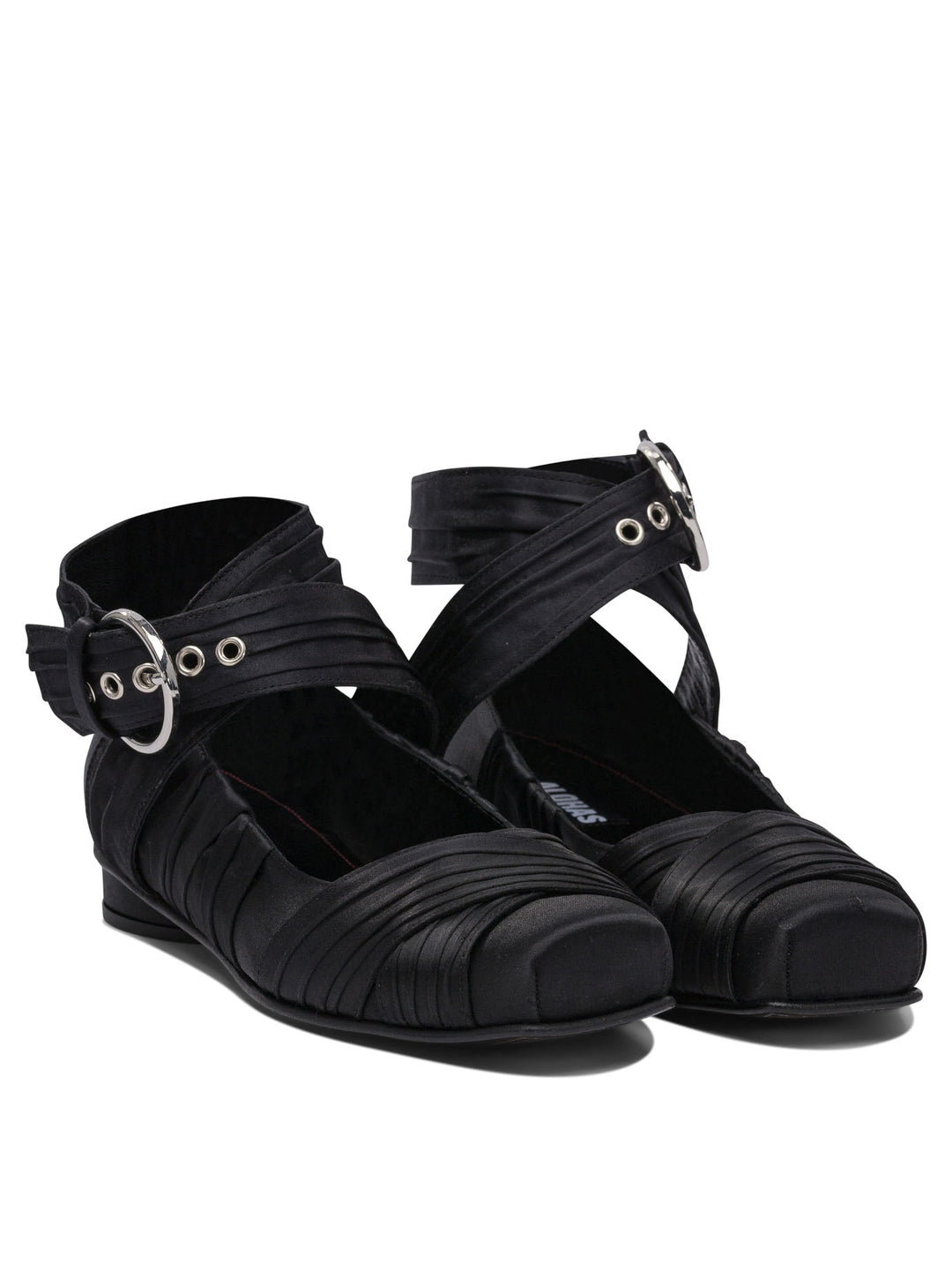 Alohas Volant Ballerinas - Black | 5469262912dca599d1128caad5587d8b29be7964