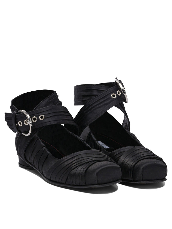 Alohas Volant Ballerinas - Black | 5469262912dca599d1128caad5587d8b29be7964