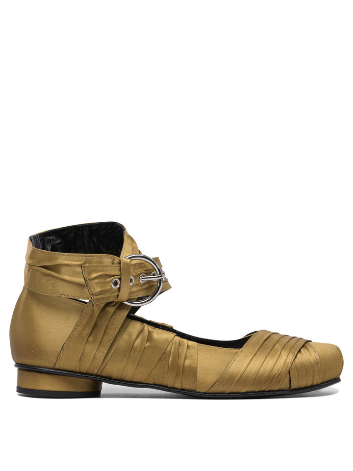 Alohas Volant Ballerinas - Gold | 7b5f672f6297dabfa4a6421c3a2b912f174978cd