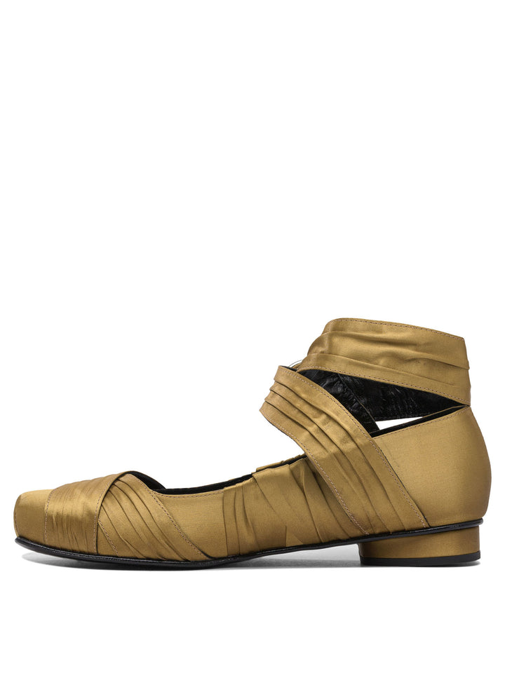 Alohas Volant Ballerinas - Gold | 212f7d79346db57a5eec2494ae4c91cfcbbc6a96
