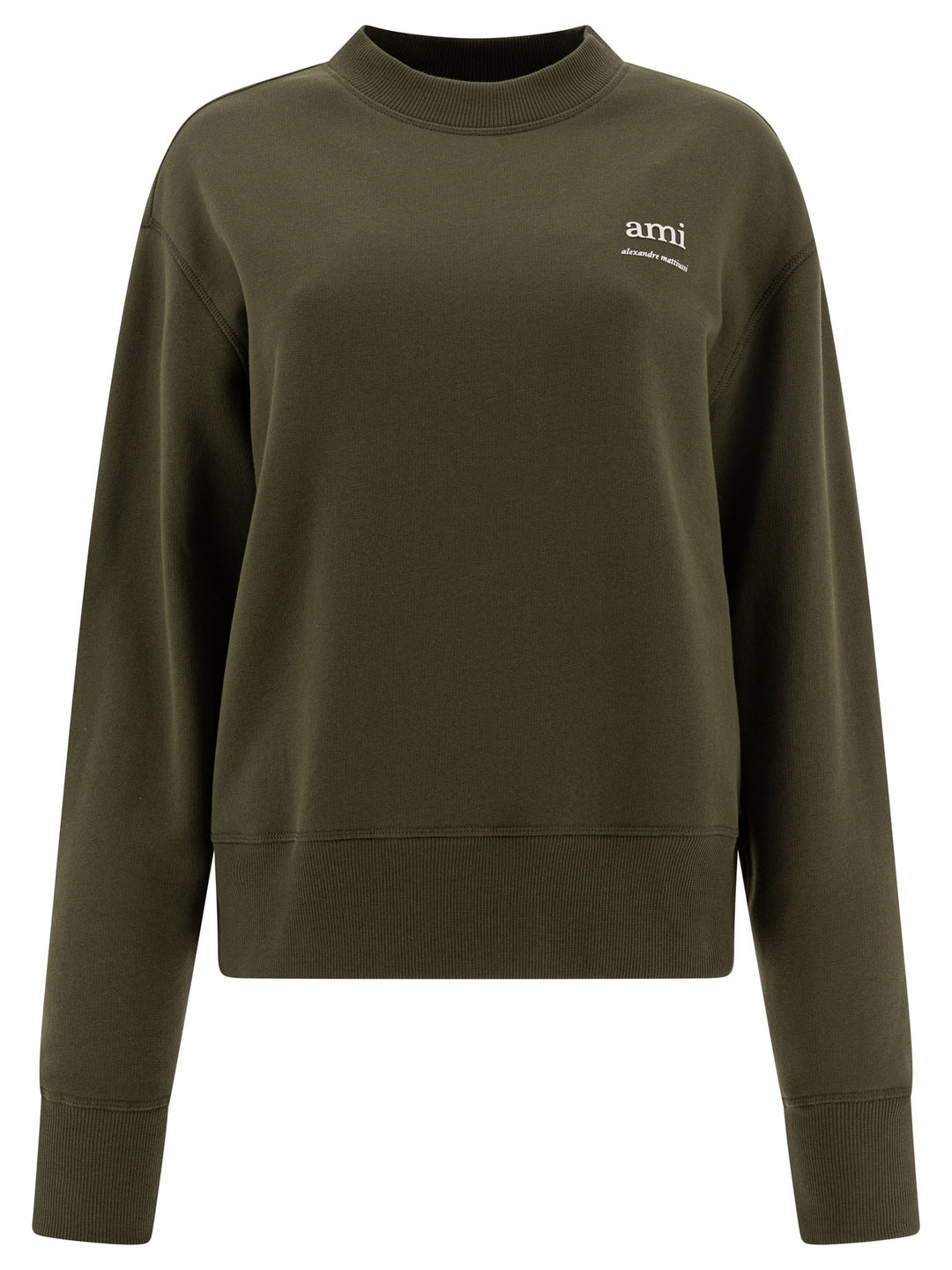 Ami Paris  Sweatshirts - Green | d040615dd1c61d1f49b4c1173003b87ec6b14a79