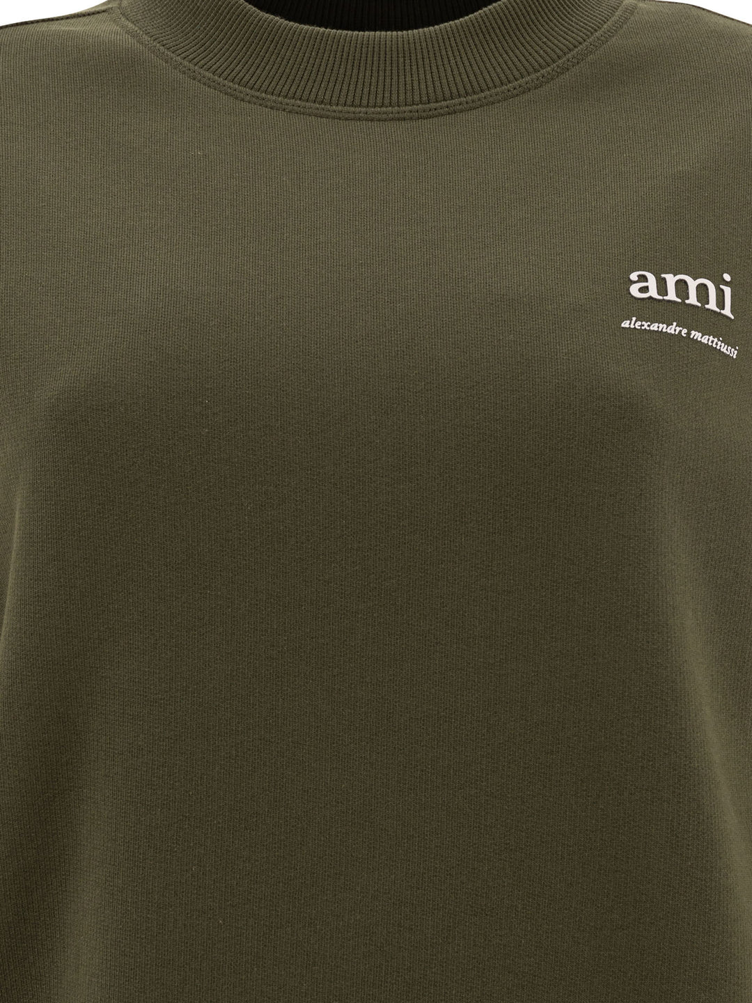 Ami Paris  Sweatshirts - Green | 07dfacbaeecd42a3c1153ecb019460dceac6aaf9