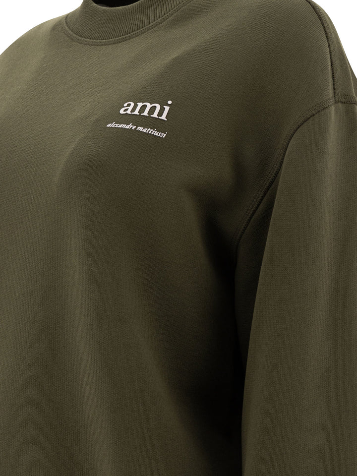 Ami Paris  Sweatshirts - Green | f691b0e7f3289b16dcafcdafe2aa1bc43b712a2c