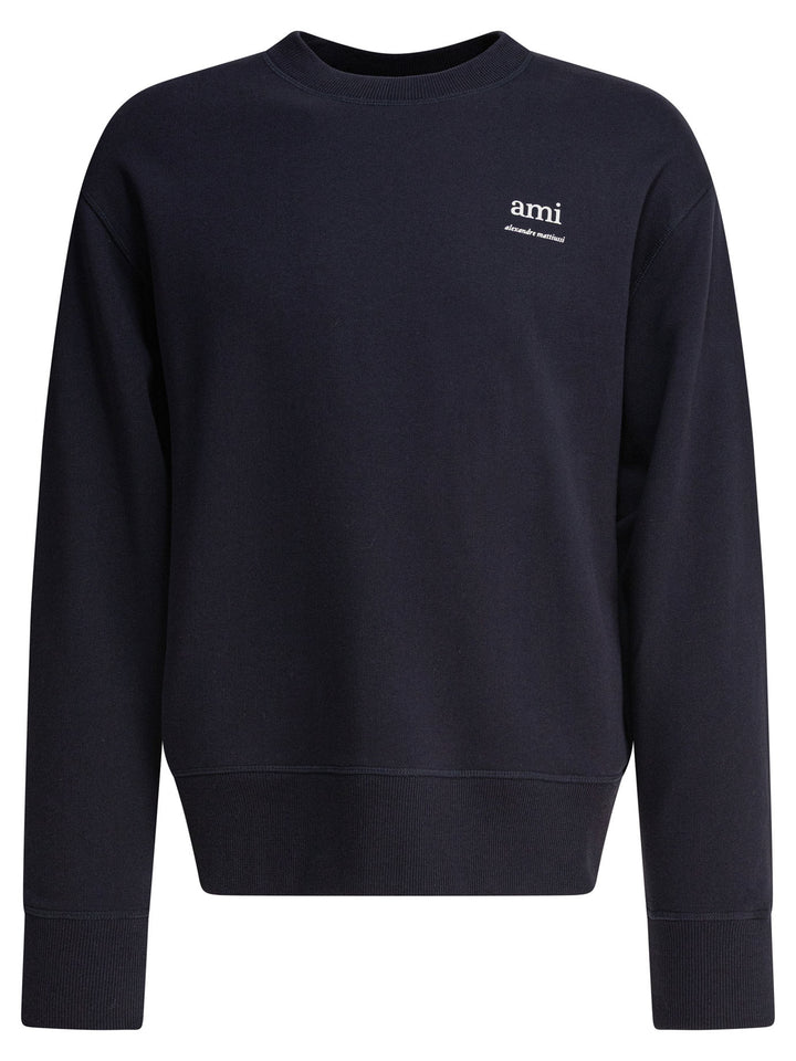 Ami Paris  Sweatshirts - Blue | d5f4edbde57af94b168bcabf16648050e2ea7c8d