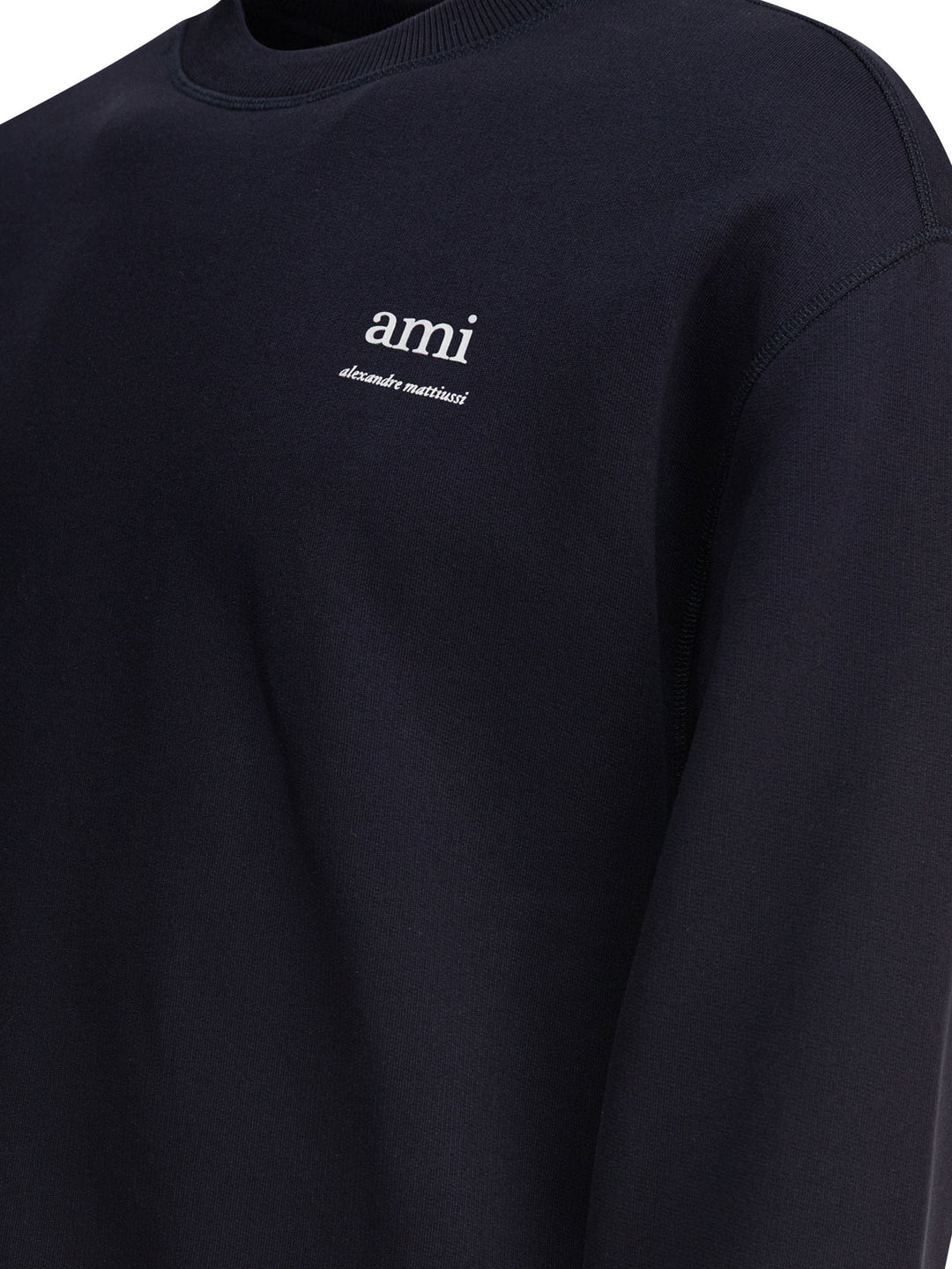 Ami Paris  Sweatshirts - Blue | bbd84ca5fdac112400a925013a10429fb124d894