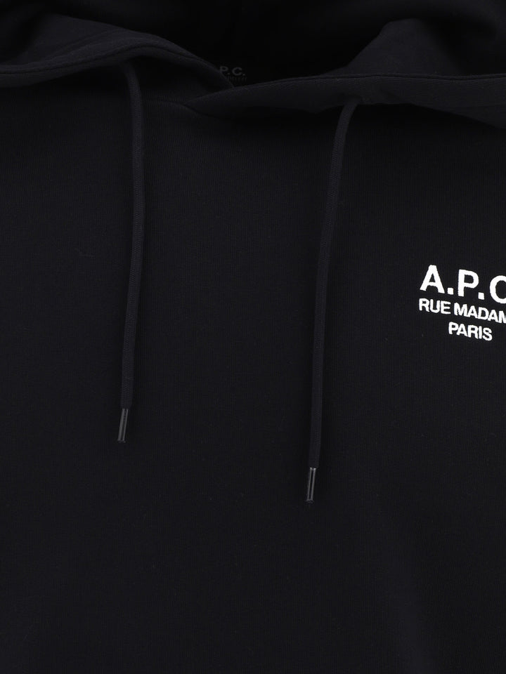 A.P.C. Standard Rue Madame Sweatshirts - Black | 03296cc67c327a9ed3d4f590e42779bb242afaba