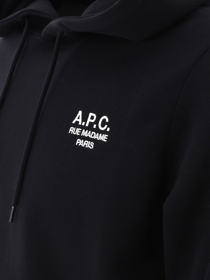 A.P.C. Standard Rue Madame Sweatshirts - Black | 6ee69e375bc7dca5bfcdb5e9e31469282796e17e