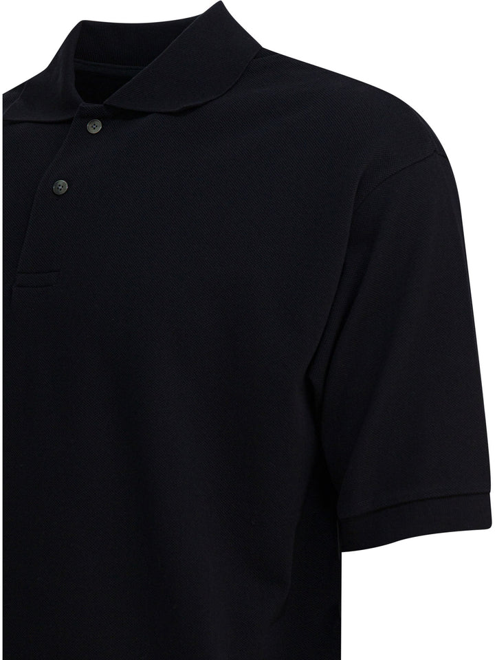 Auralee Heavy Cotton Polo Shirt Polo shirts - Blue | 734c33b5f77424d959c919fe95b19360c095d8d4
