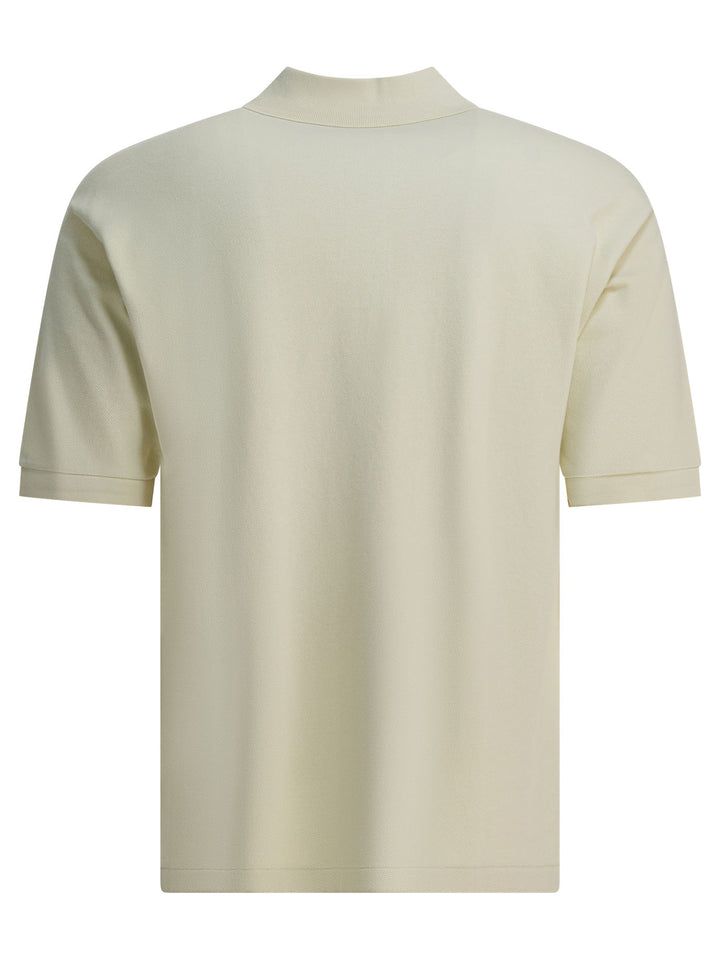 Auralee Heavy Cotton Polo Shirt Polo shirts - Beige | b6737ed20d41e2f8ac6c72c6319590b664d4bf5f