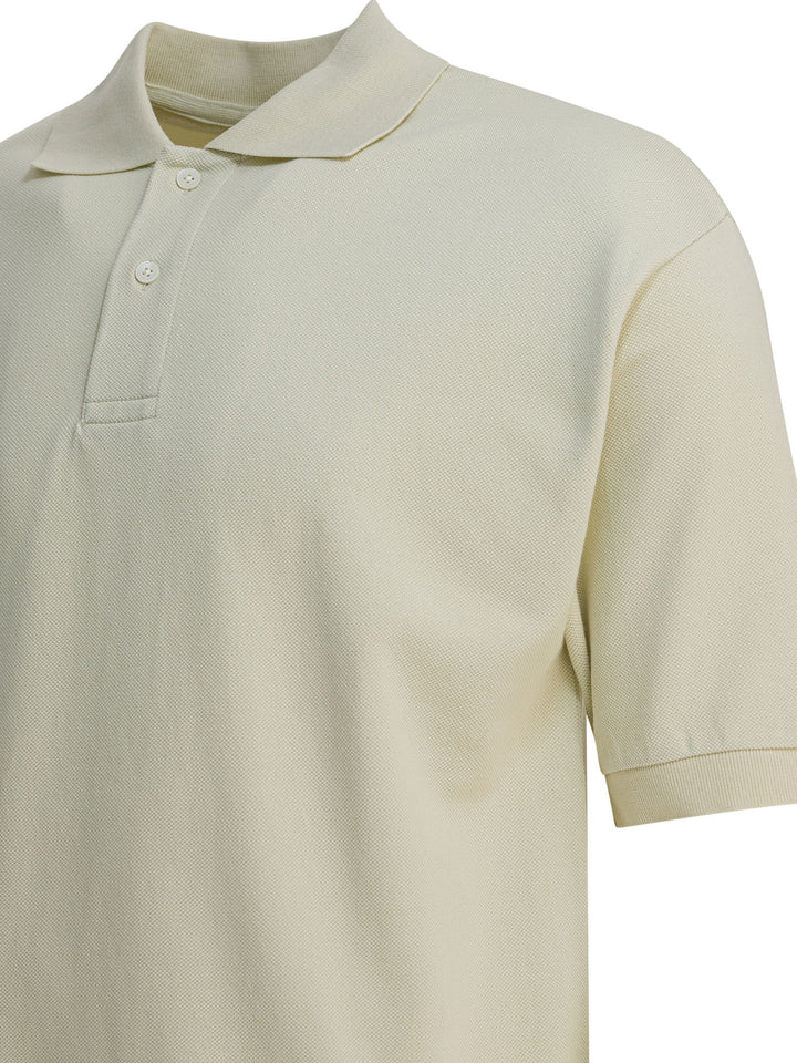 Auralee Heavy Cotton Polo Shirt Polo shirts - Beige | 45d623c9b52ea0a74939dd8c134299404cca6392