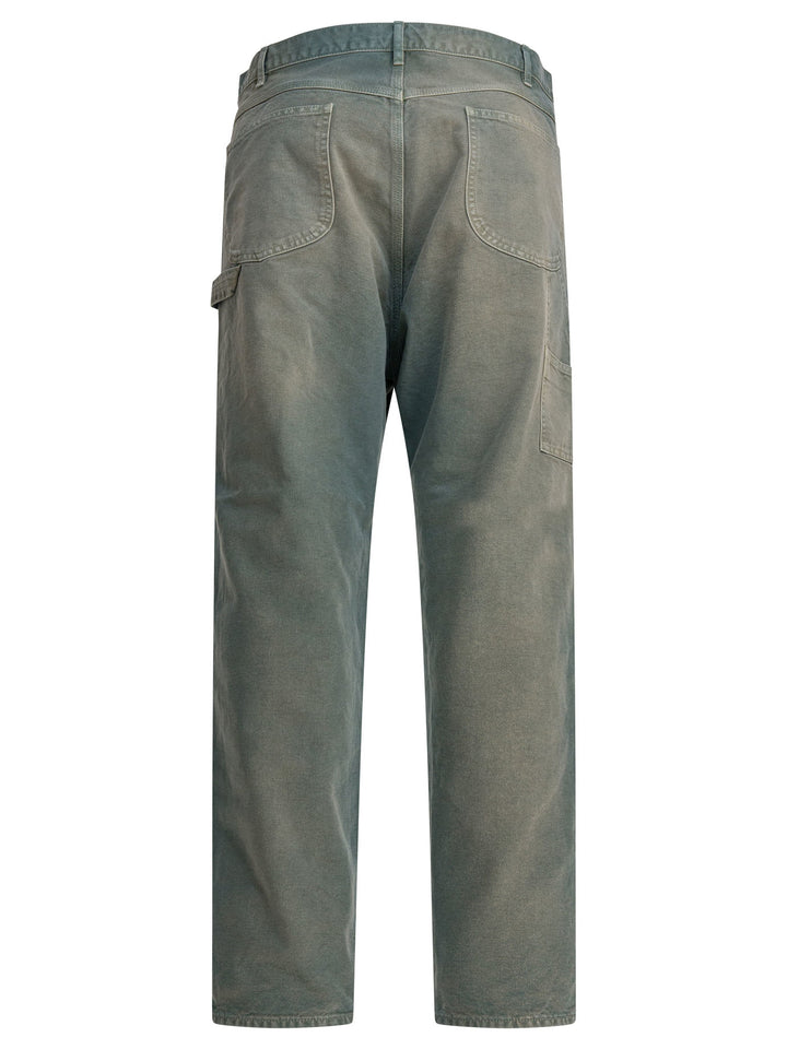 Auralee Duck Trousers - Green | f3522b1e442bff56ea0ece4df67b6d3210450b84