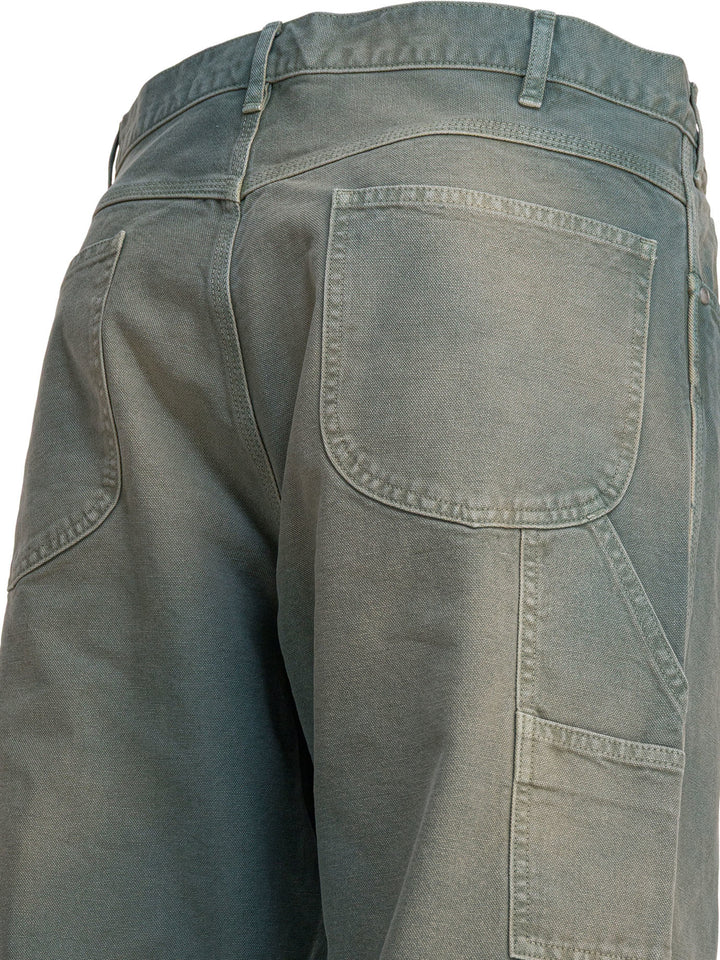 Auralee Duck Trousers - Green | 194d0c9832d64c6db278fa3c5047e2677a7a319a