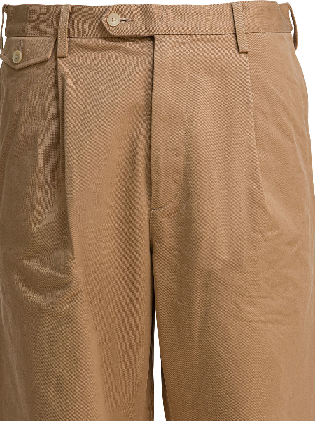 Auralee Finx Trousers - Brown | 0472bd95e2e50c4e99d9ba2bf063f9b31378ce6c