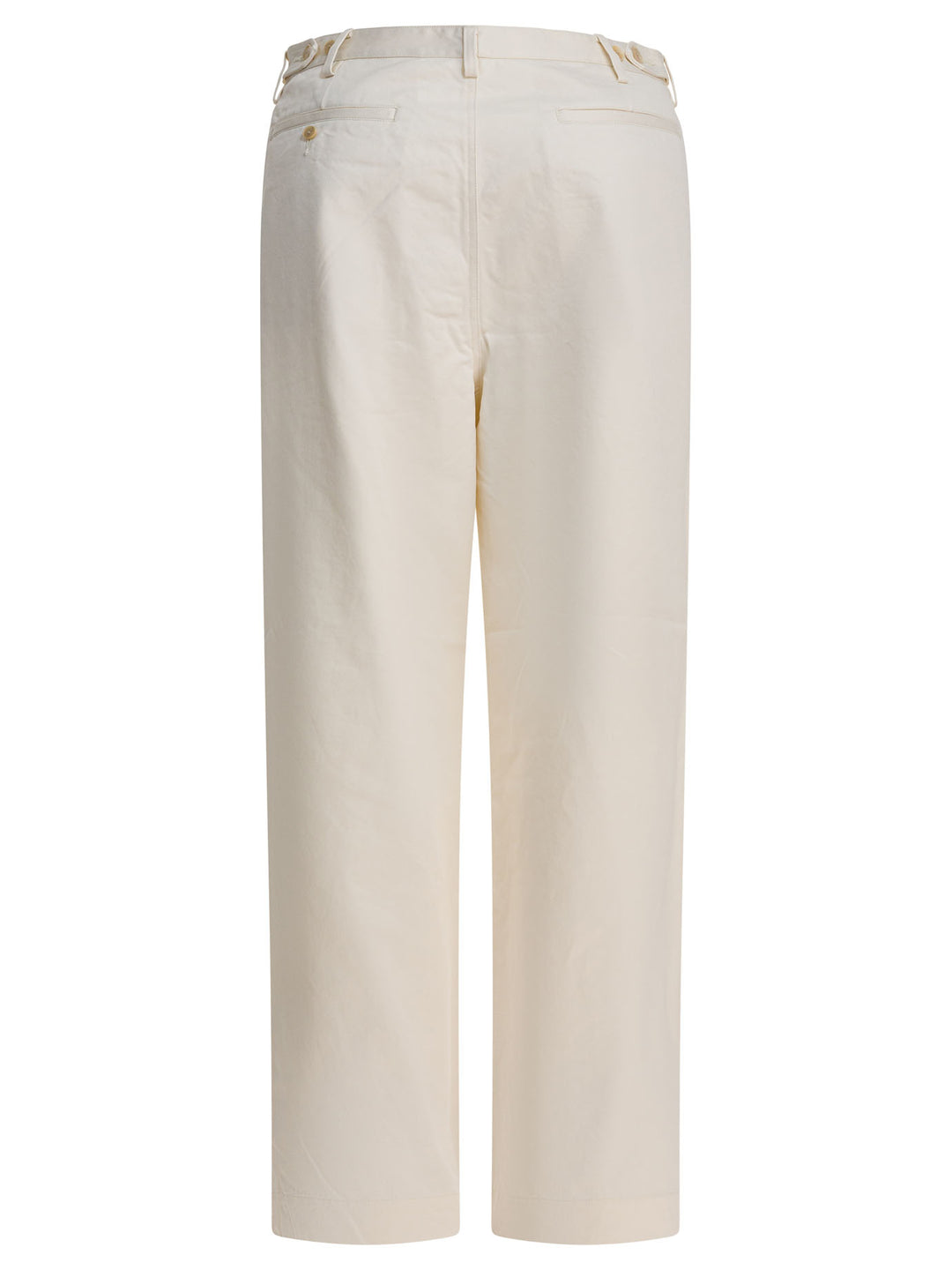 Auralee Finx Trousers - White | 84e0e8f04624c86acffe38f30ab124400175c868