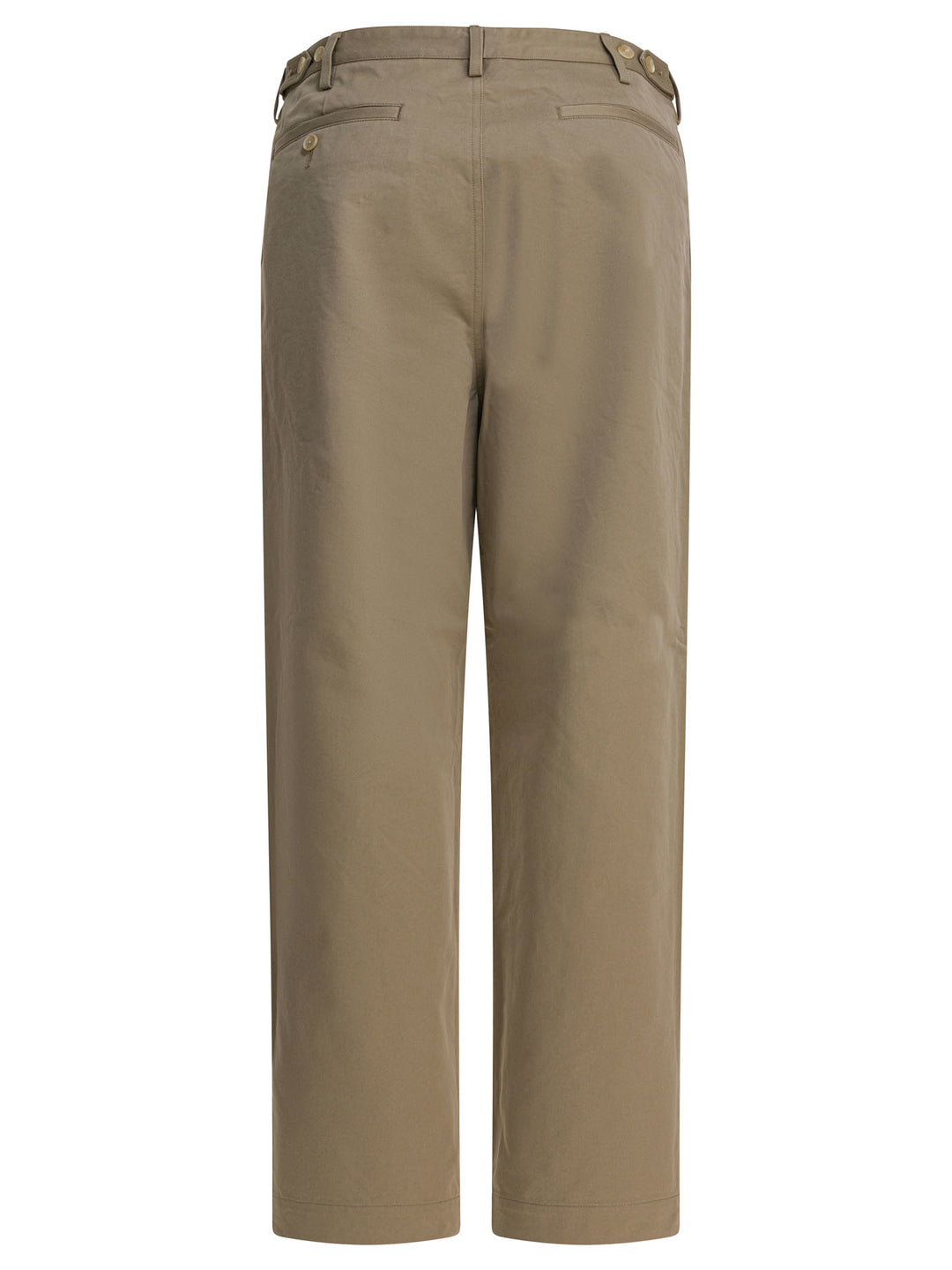 Auralee Finx Trousers - Beige | a12af1a01af08925279990a5e22d1d65876492af