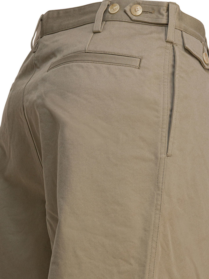 Auralee Finx Trousers - Beige | ef48ca196162d652c916208f03072d4da3f32031