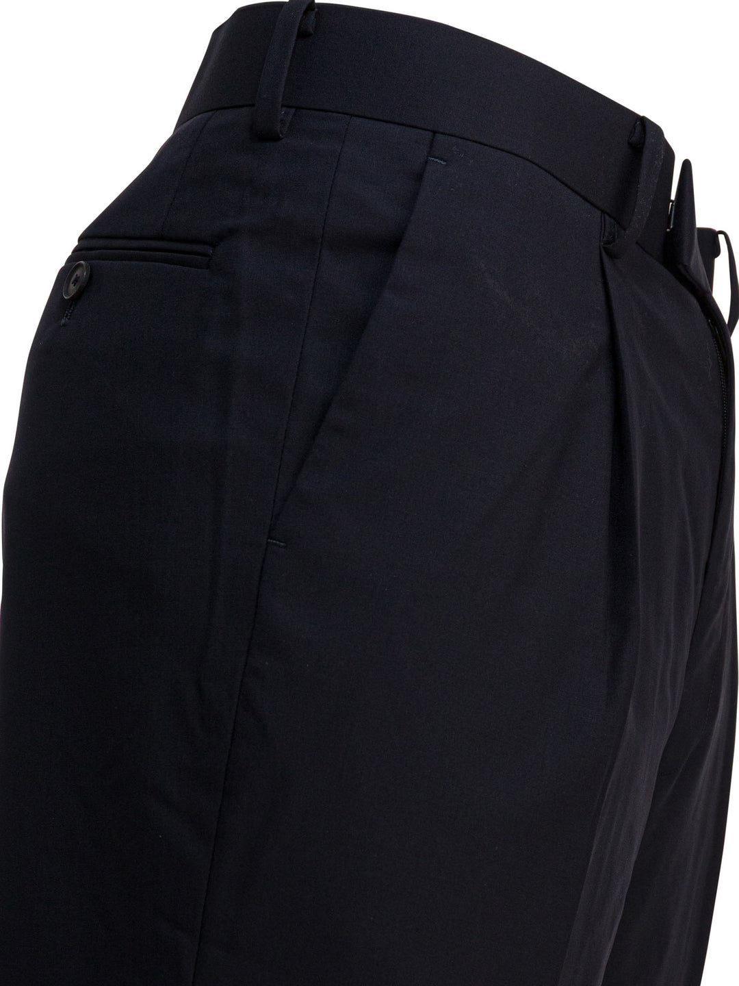 Auralee Wool Pants Trousers - Blue | 79ee7d3a96fd5ccec162127a56955e05f41afd66