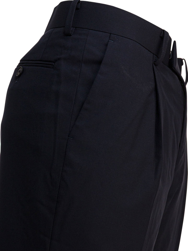 Auralee Wool Pants Trousers - Blue | 79ee7d3a96fd5ccec162127a56955e05f41afd66