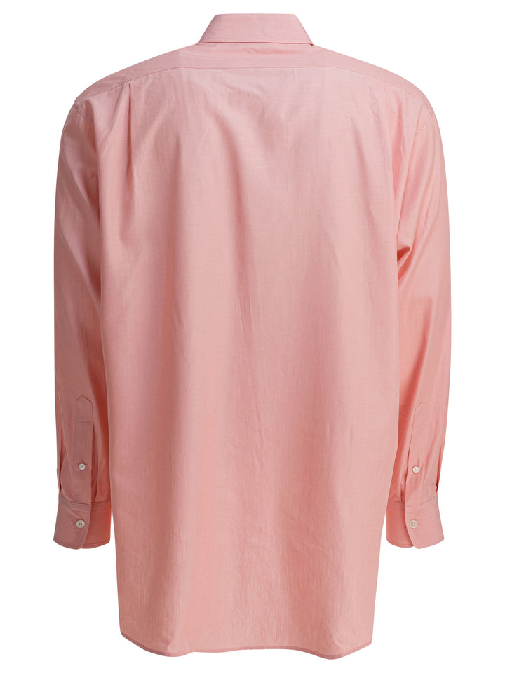 Auralee Silk Shirt Shirts - Pink | d81d923d4197779b768467eb3b09d0e0c78b9ba8