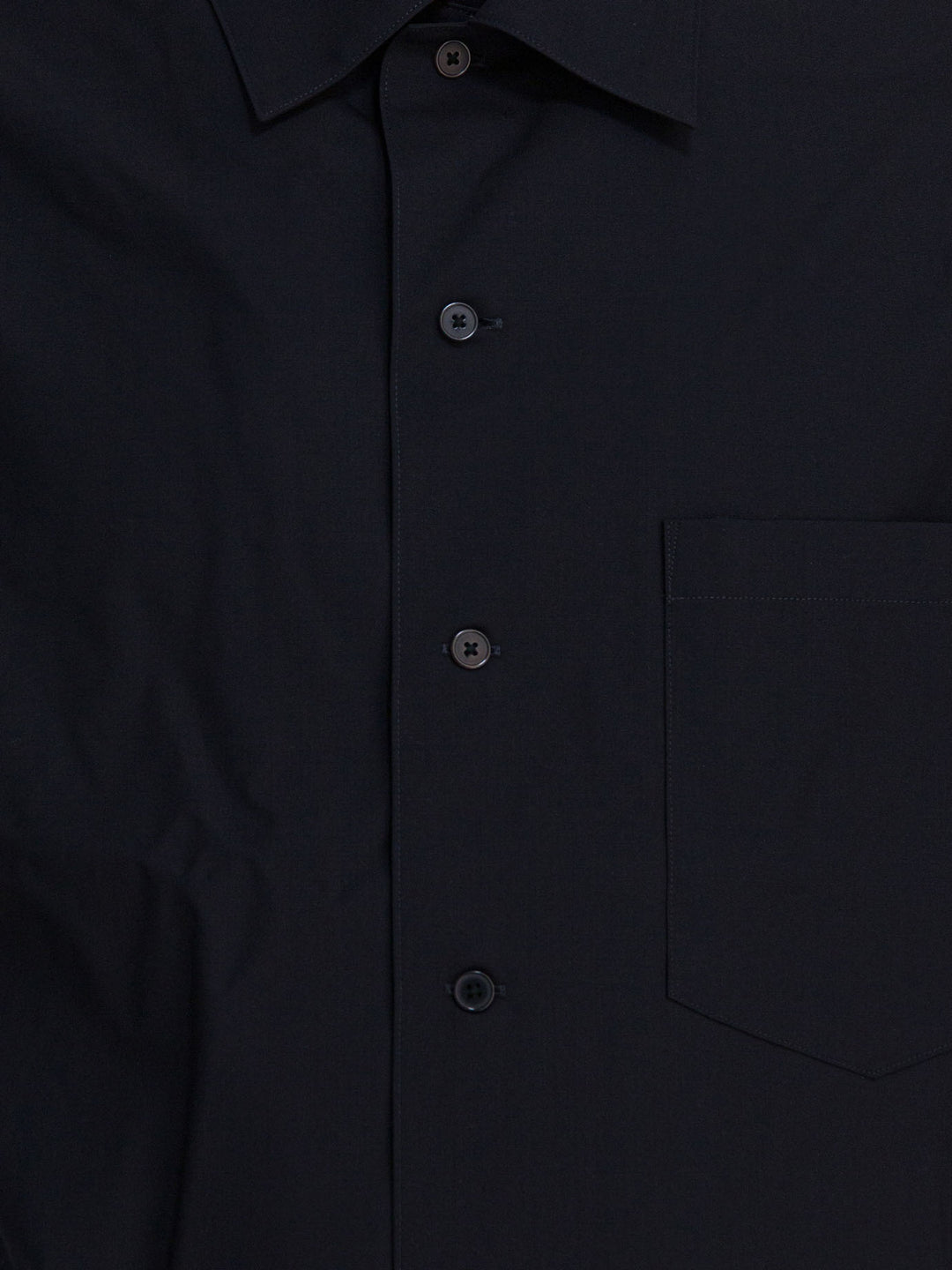 Auralee Tropical Wool Shirt Shirts - Blue | 19bfad89ba50d9a001fc996814139e22370f124a