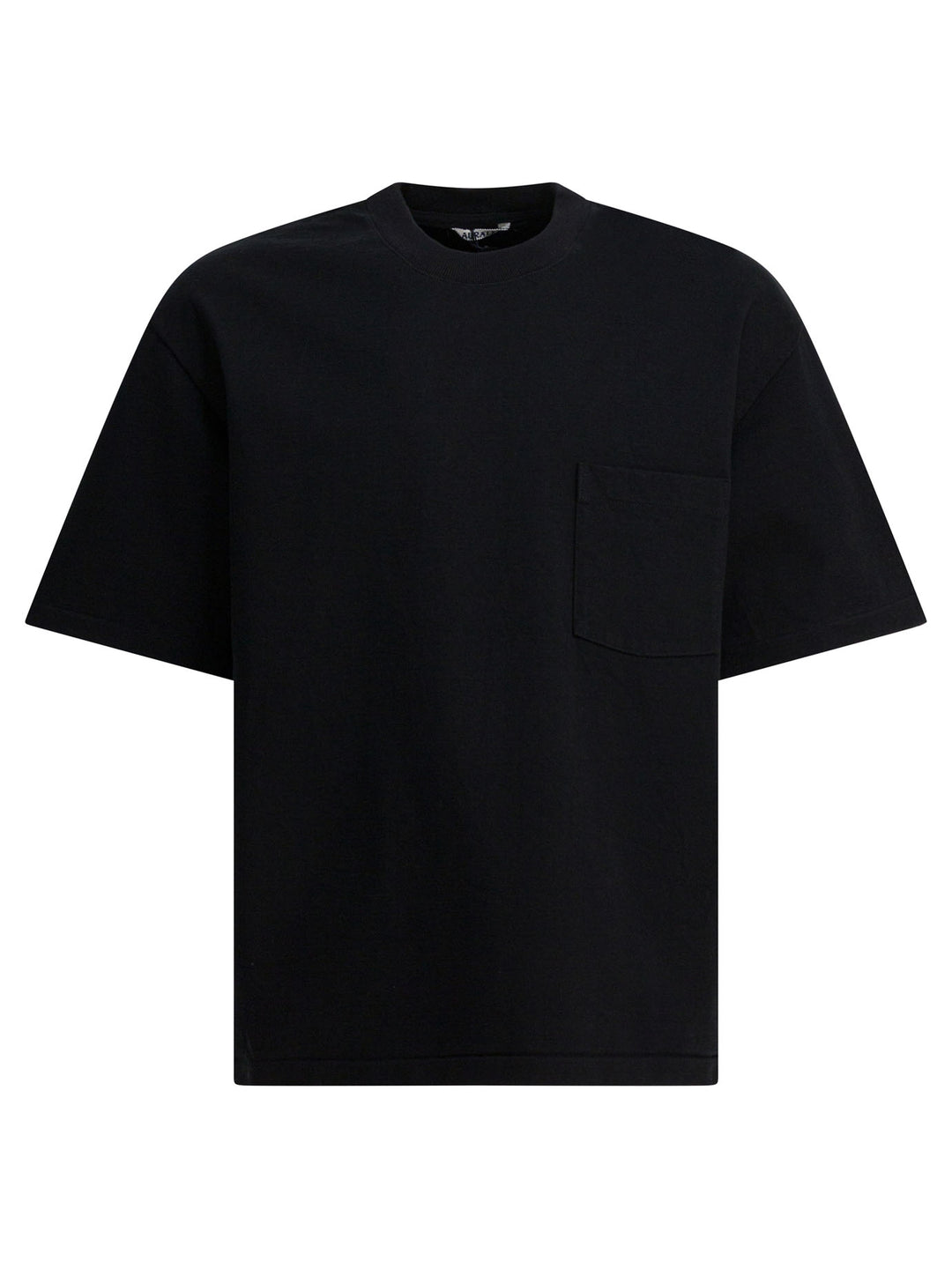Auralee Cotton T-Shirt T-shirts - Black | 68e2cc677ef877841c8436359529075f35f945e0