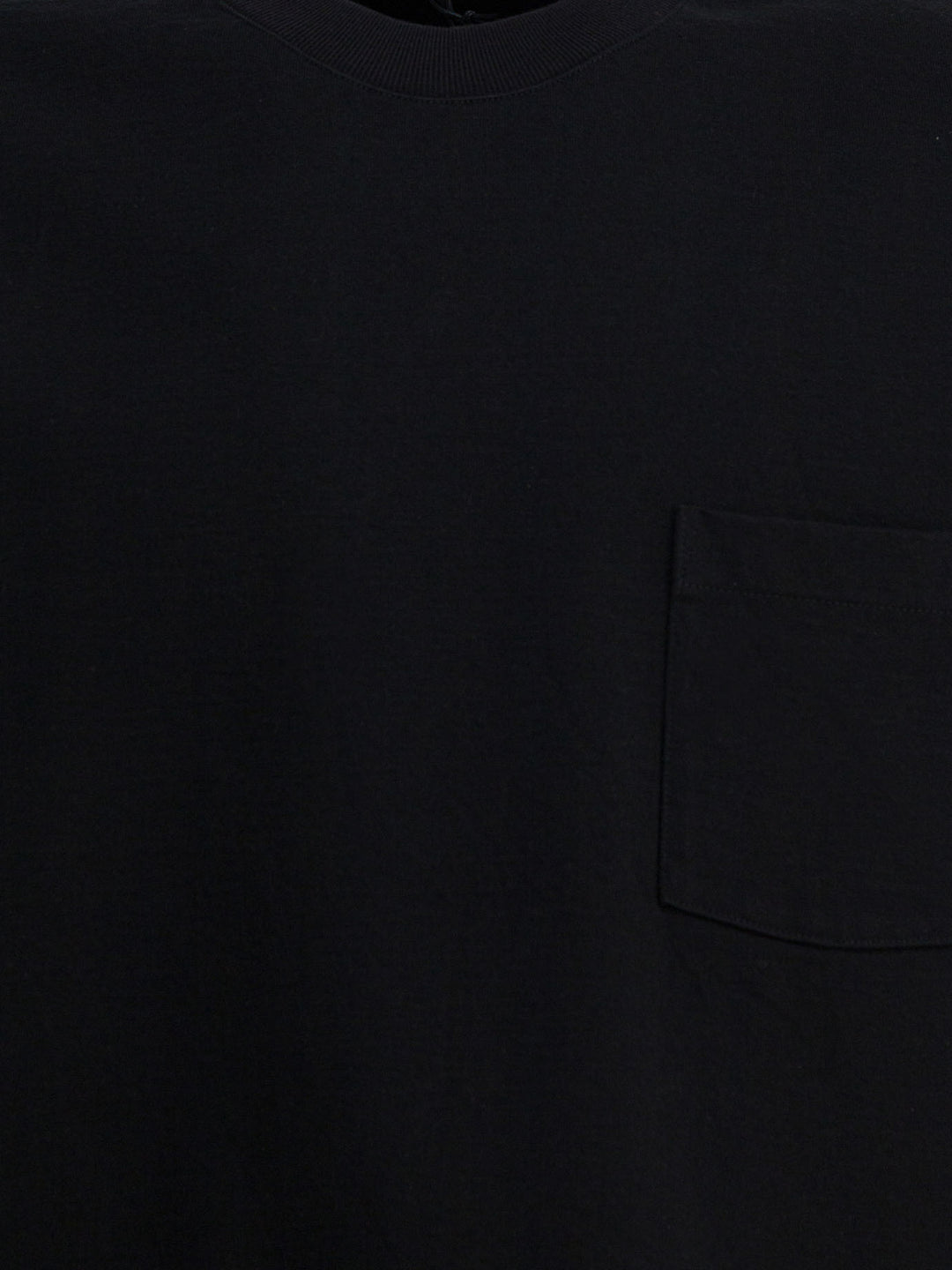 Auralee Cotton T-Shirt T-shirts - Black | 778516ee8e60981befceabec0910514221d03af2