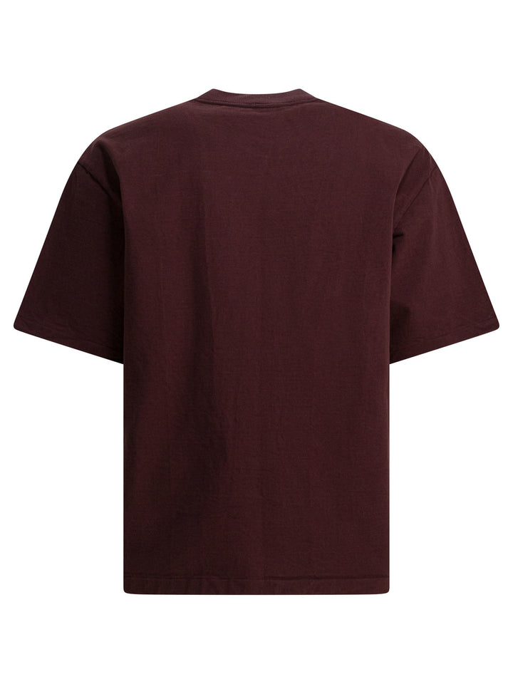 Auralee Cotton T-Shirt T-shirts - Brown | 75180417efe5e523f9d22d78c3345e68bdeeba12