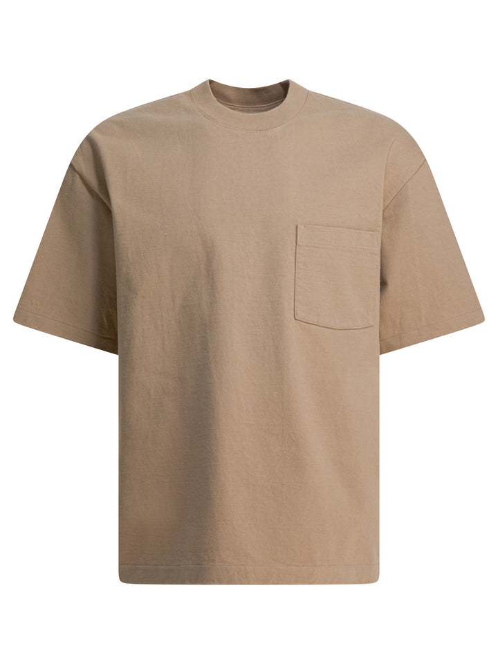 Auralee Cotton T-Shirt T-shirts - Beige | e7b9bf8b7f3bed6147c544fda8773c7e095c5afe