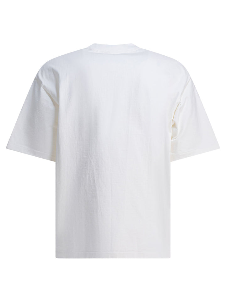 Auralee Cotton T-Shirt T-shirts - White | 2a6af0f08230f68a4bc0f991fd2e59afc5206979