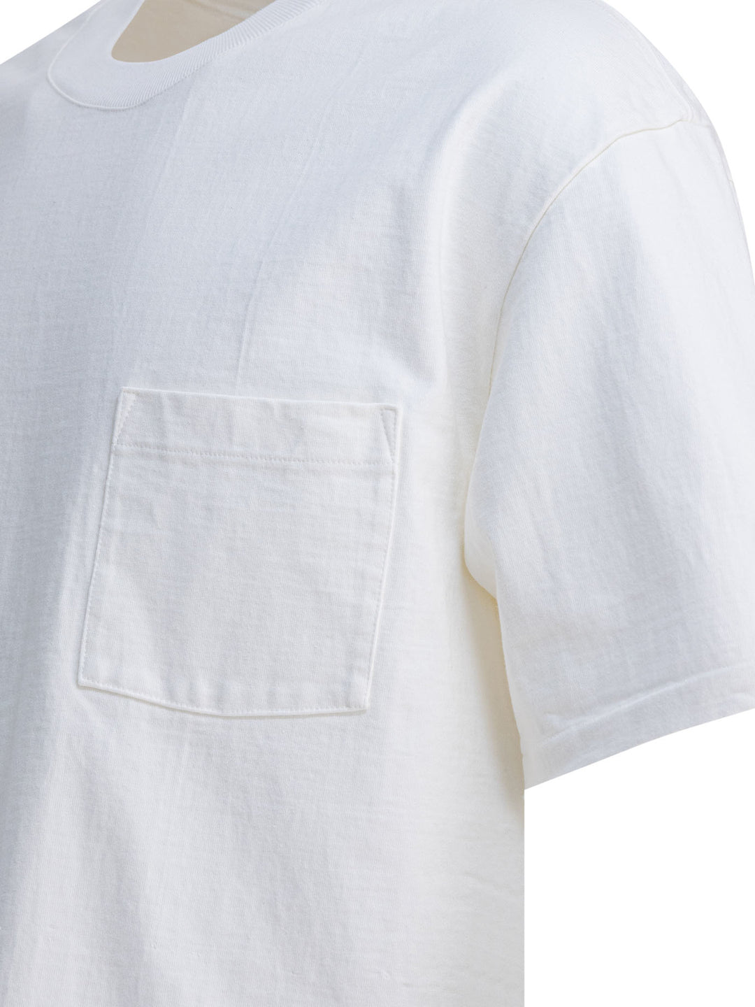 Auralee Cotton T-Shirt T-shirts - White | fba45badcd5b8e7705f6703af5c80e885316d353