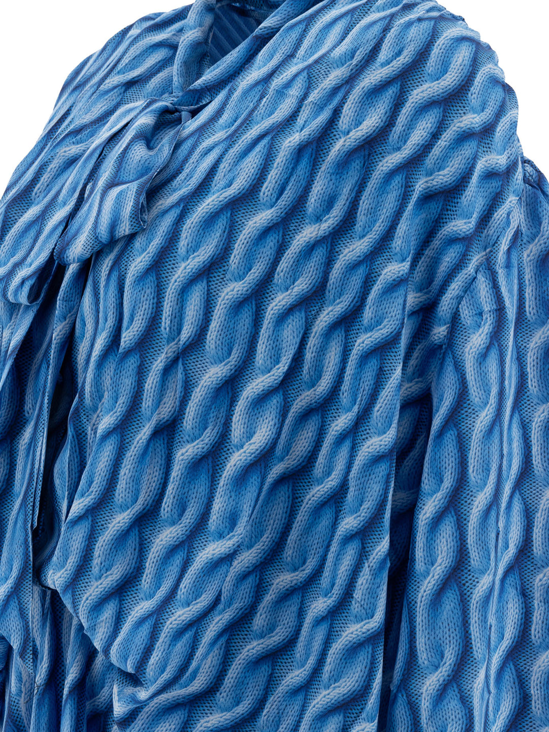 Balenciaga Printed Dress Dresses - Blue | 8f65708a597444fc2398a0aa4f5b136eb1a6bef9