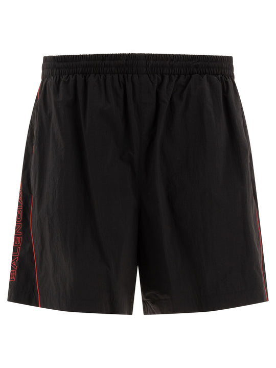 Short With Logo Shorts Black