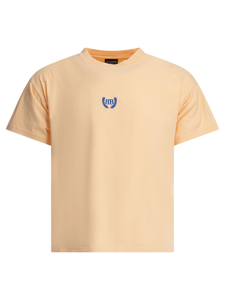 Balenciaga Boxy Laurel Classic T-shirts - Yellow | b7dce8127daaec6d59cb5bae97b4d41b53ae8fd7