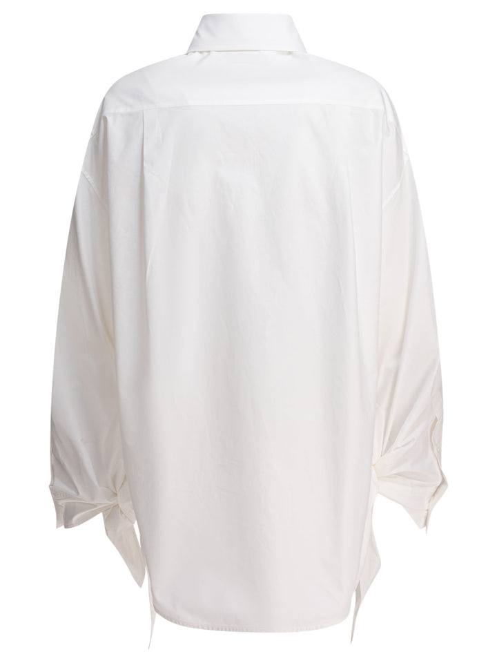 Balenciaga Flared Shirt Shirts - White | 8c12dec2098d98e4ac641b52c72dbedd574ae83a
