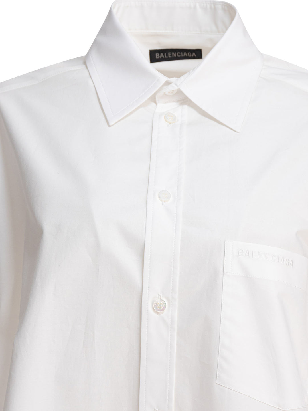 Balenciaga Flared Shirt Shirts - White | 0a028a83b67fcd32e108b7b0b4975f5ca425436b