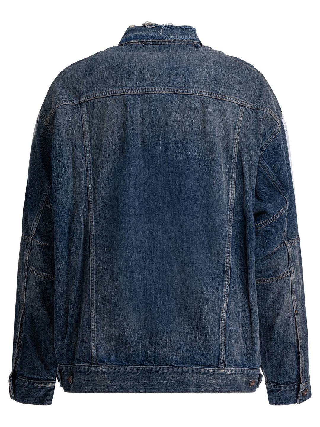 Balenciaga Denim Jacket With Inserts Jackets and Coats - Blue | 769354e14a1bd272fde84f15914b74df60e930b0