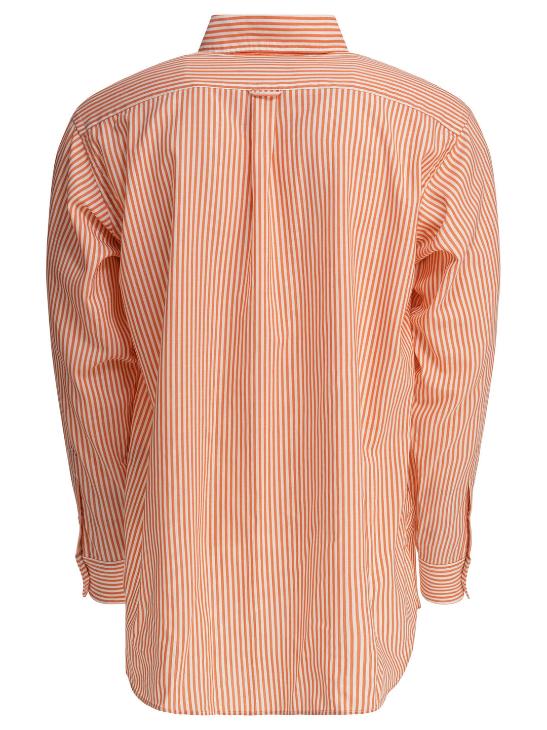 Beams Plus Wool Stripe Shirts - Orange | 1aec67475f476b0b25b7cbb7e15b004b9a8be44d