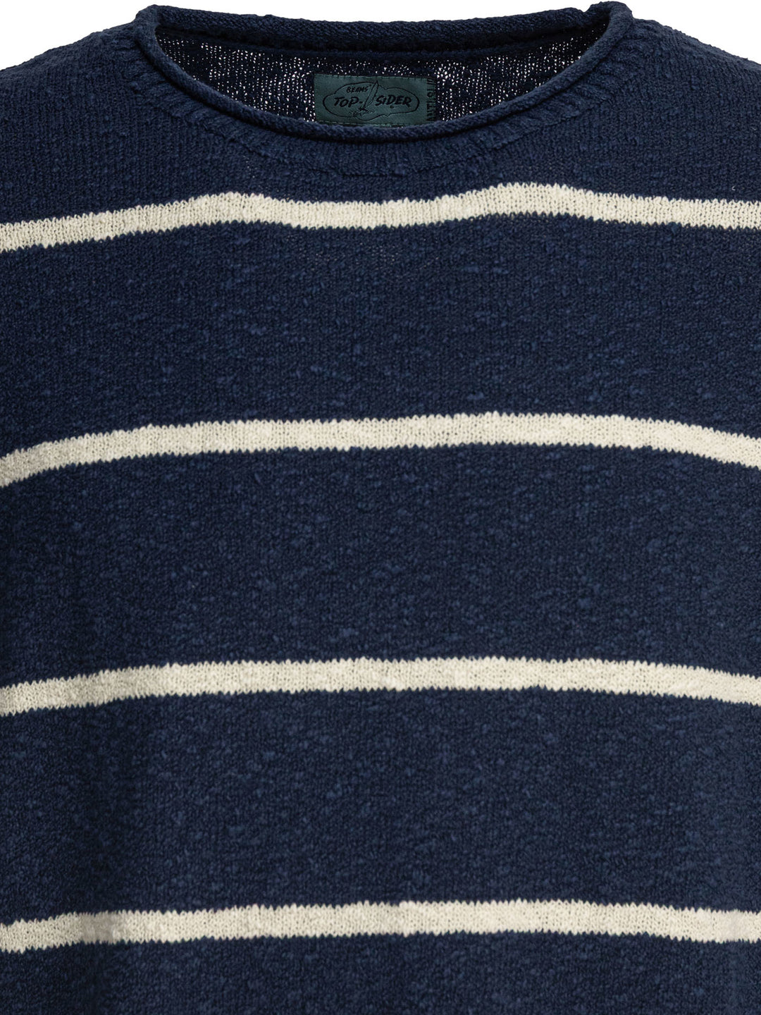 Beams Plus Striped Crewneck Sweater Knitwear - Blue | 26fa9072b6fb278c92e5ac5813b50e98735d956c