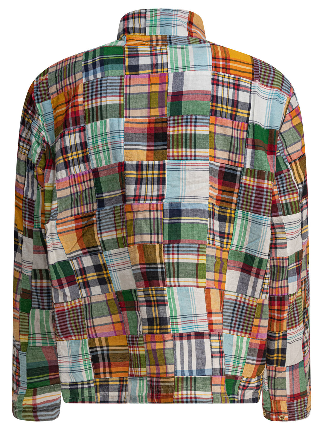 Beams Plus Swing Patchwork Madras Jackets and Coats - Green | ab13010dfcea1e9fd0ded7547dde3cdc0ac2eeb5